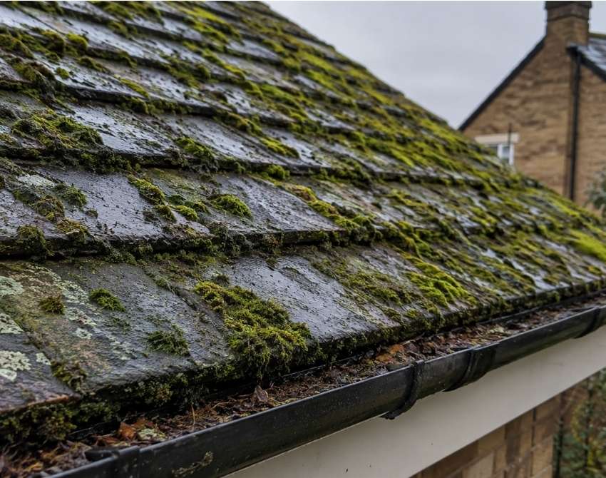 Why Moss and Algae Cause Real Problems on Leeds Roofs